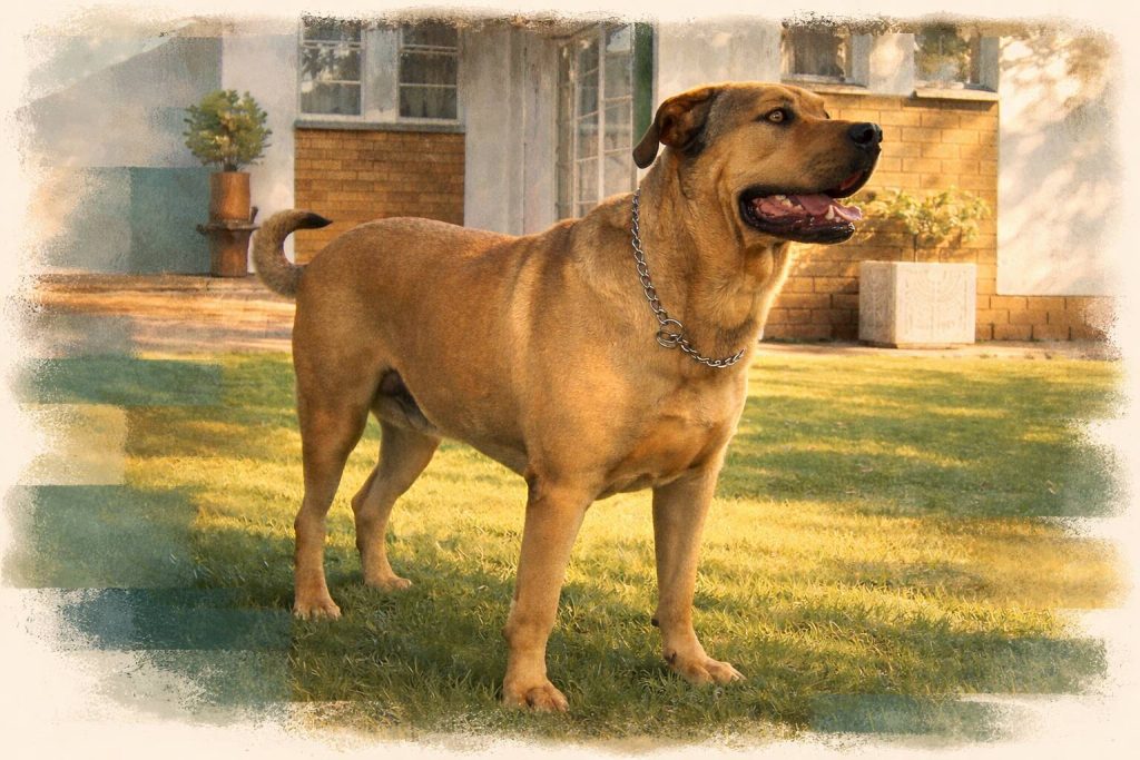 Boerboel-Mastiff dog