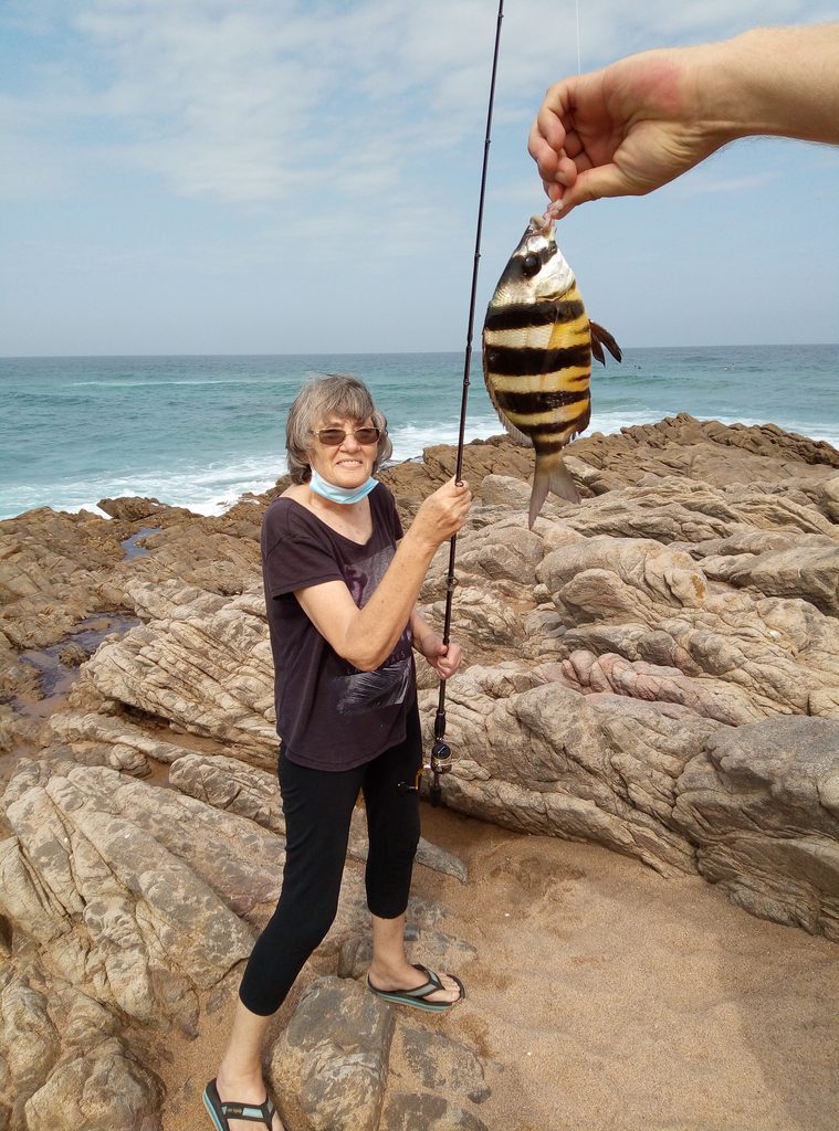 My little Zebra fish caught at Sunwich Port. Straight back to the water once the photo was taken.